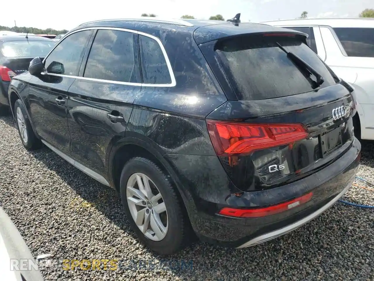 2 fotografías del automóvil dañado WA1ANAFY2L2019094 AUDI Q5 2020
