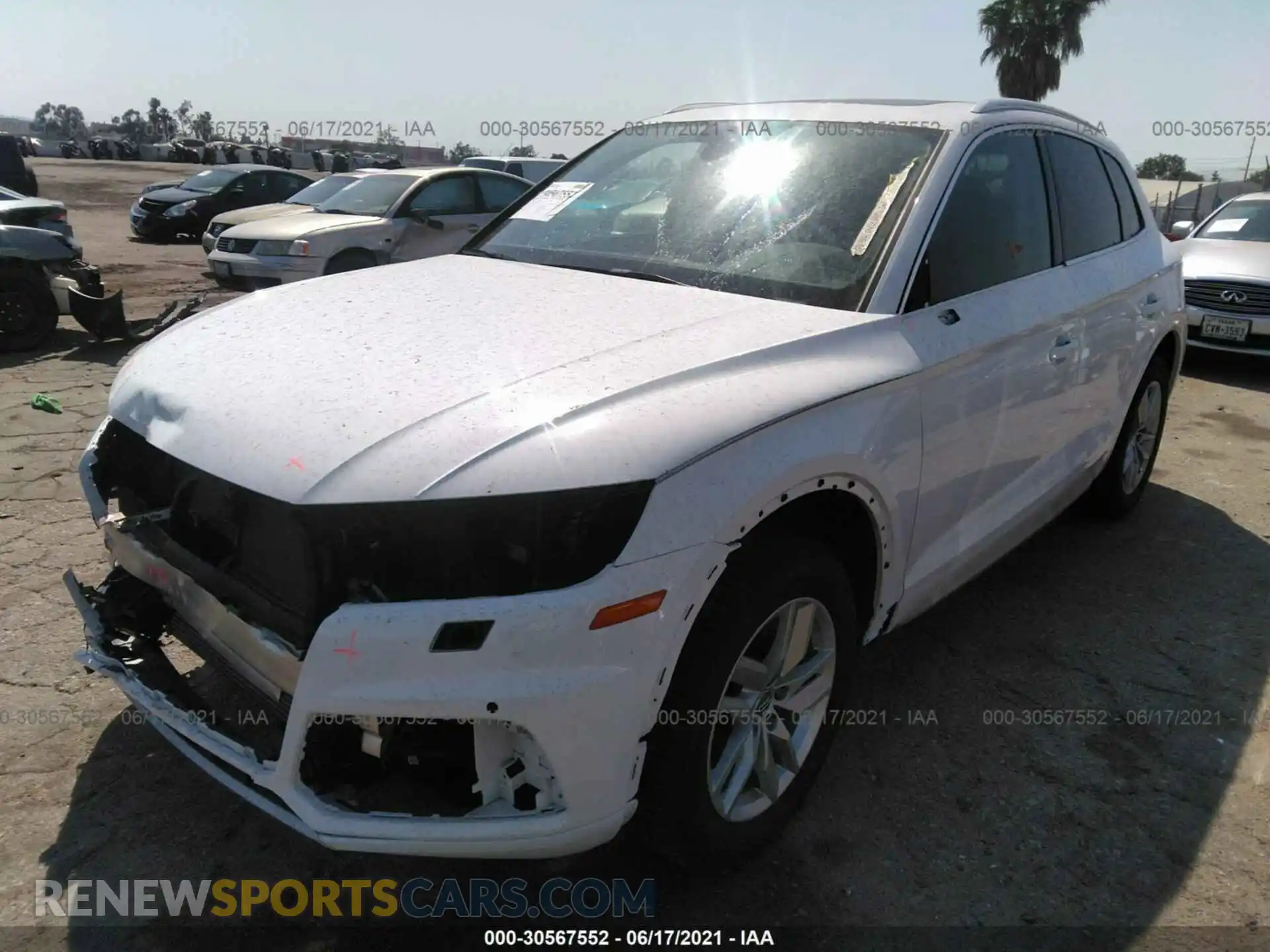 2 Photograph of a damaged car WA1ANAFY8L2071197 AUDI Q5 2020