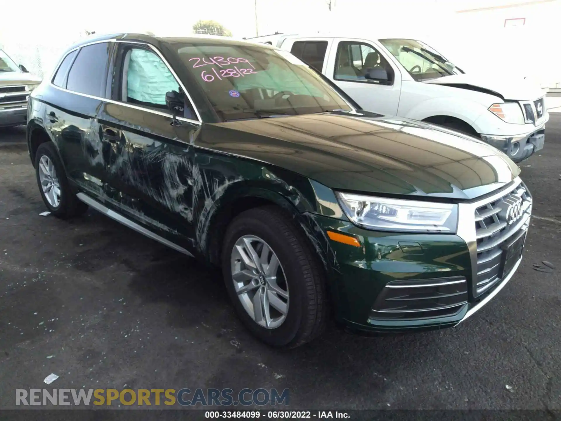 1 Photograph of a damaged car WA1ANAFY9L2091409 AUDI Q5 2020