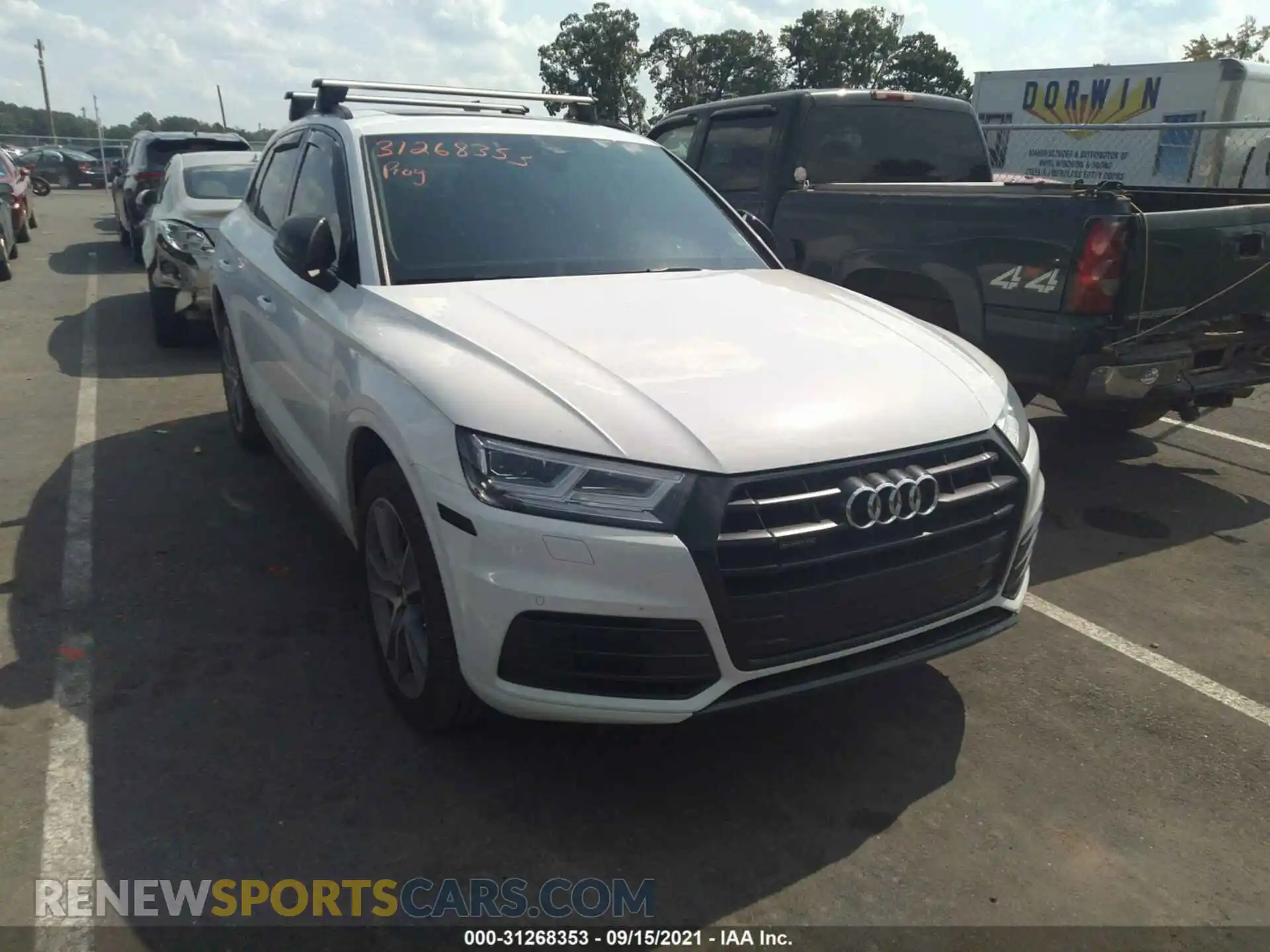 1 Photograph of a damaged car WA1BNAFY2L2068302 AUDI Q5 2020