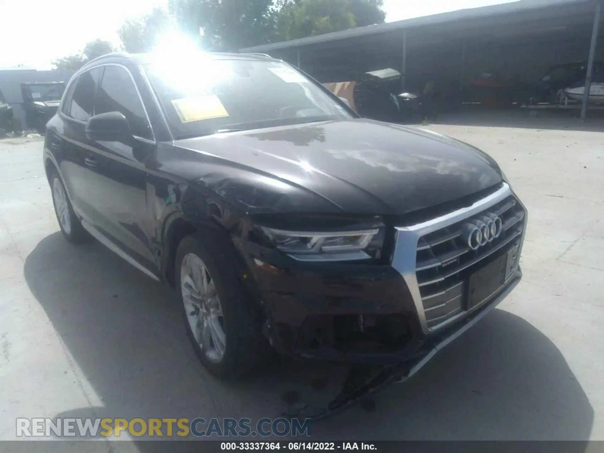 1 Photograph of a damaged car WA1BNAFY3L2018430 AUDI Q5 2020