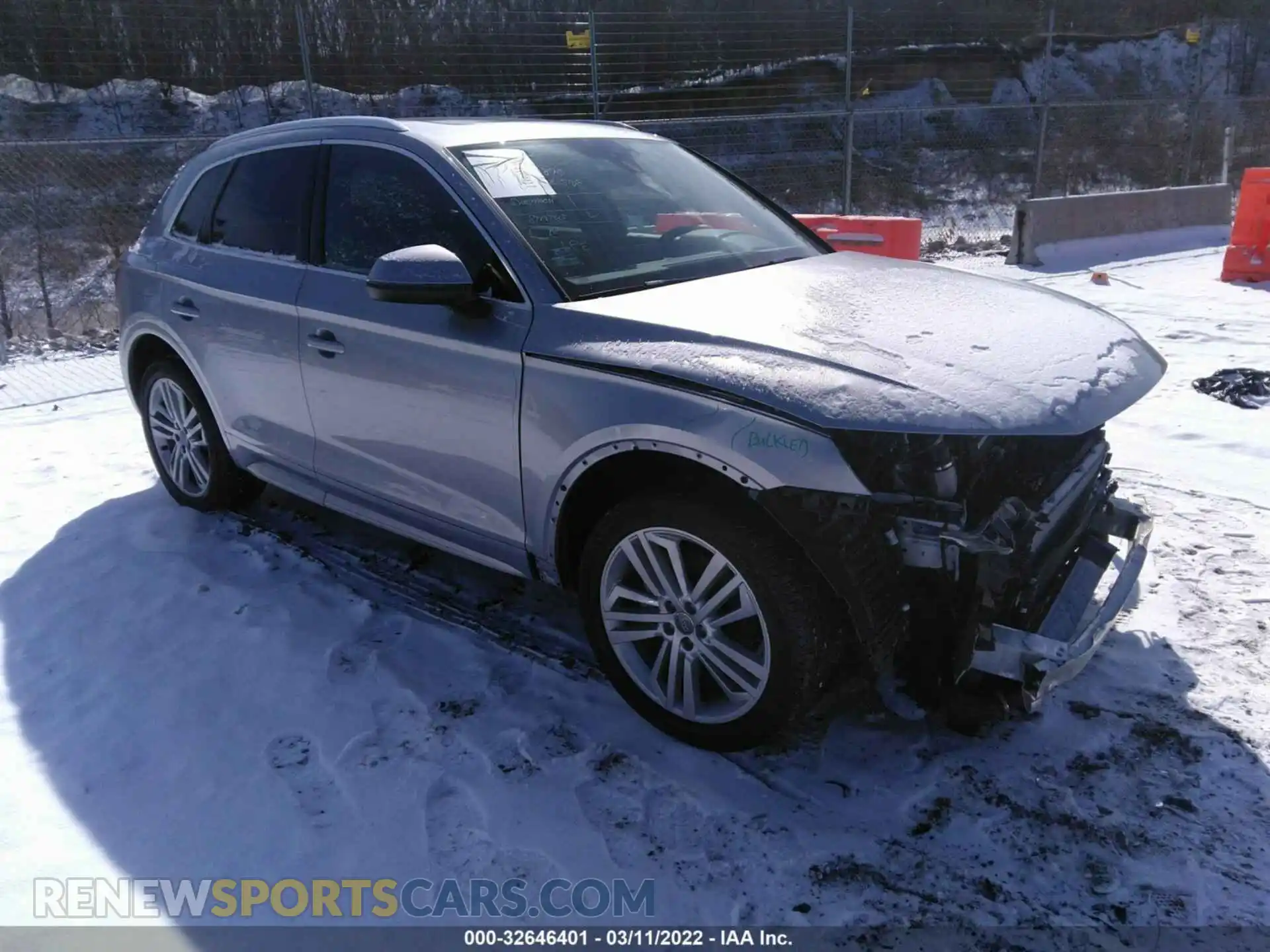 1 Photograph of a damaged car WA1BNAFY8L2076128 AUDI Q5 2020