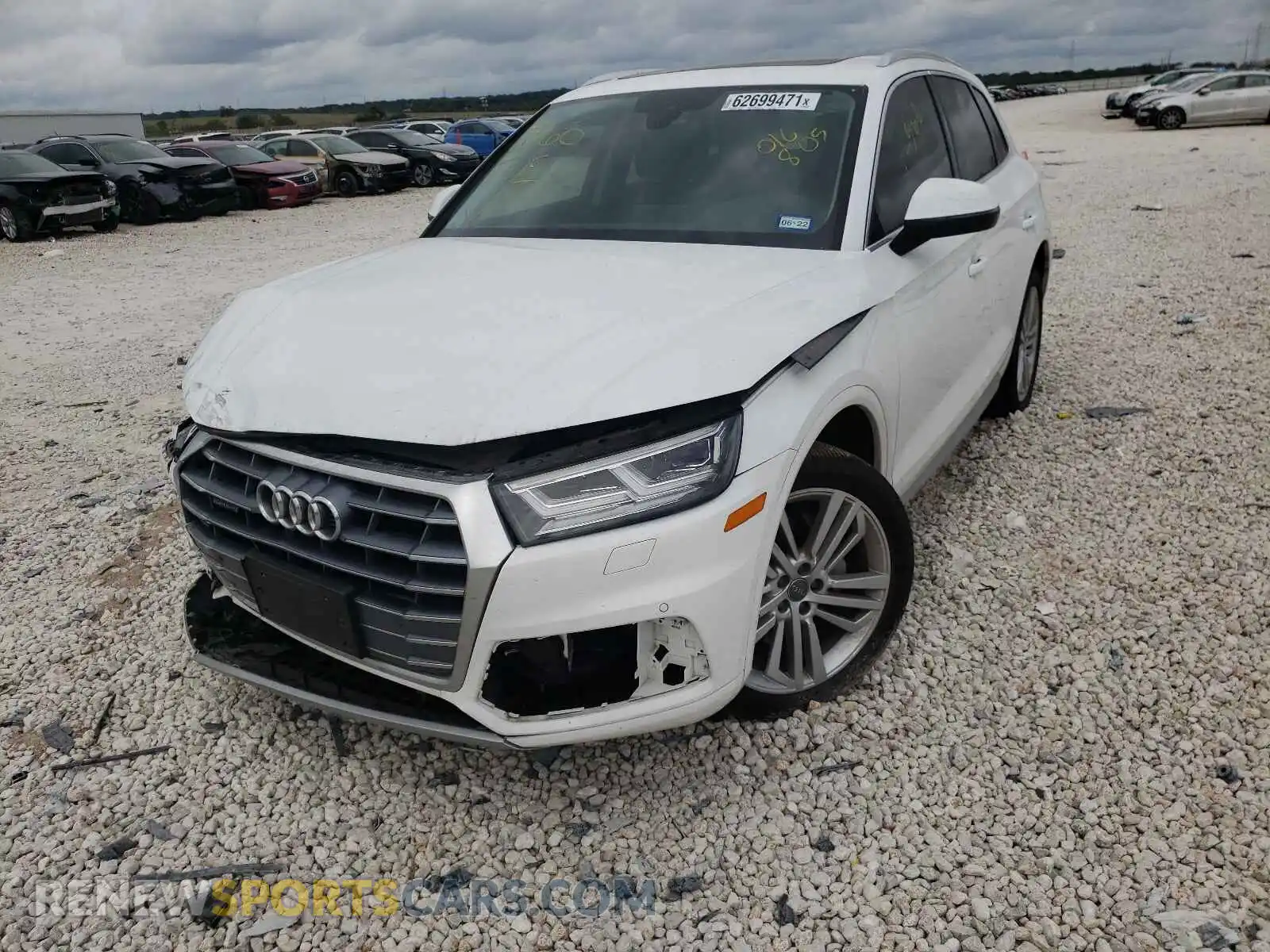 2 Photograph of a damaged car WA1BNAFYXL2016805 AUDI Q5 2020