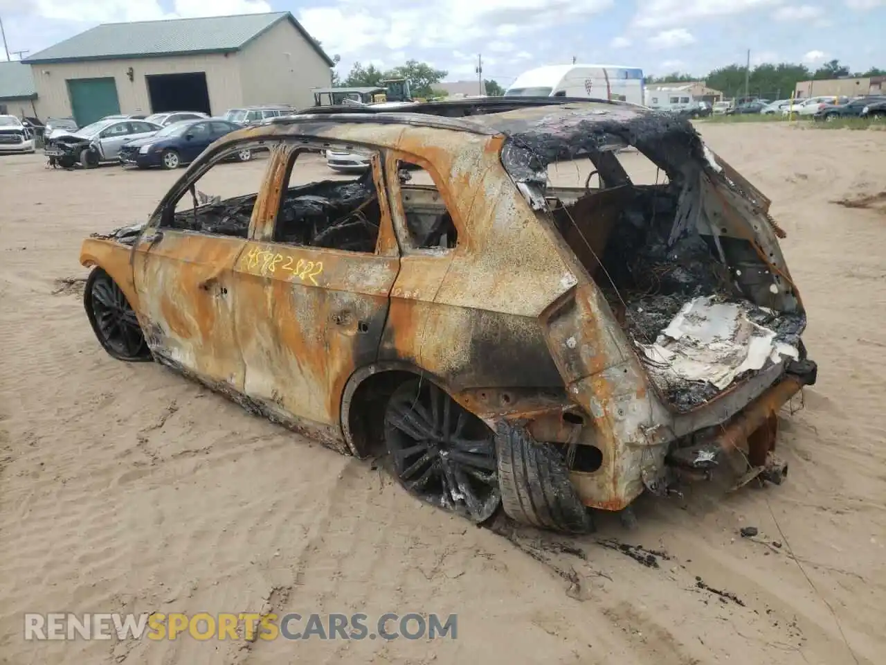 3 fotografías del automóvil dañado WA1BNBFY5L2022792 AUDI Q5 2020