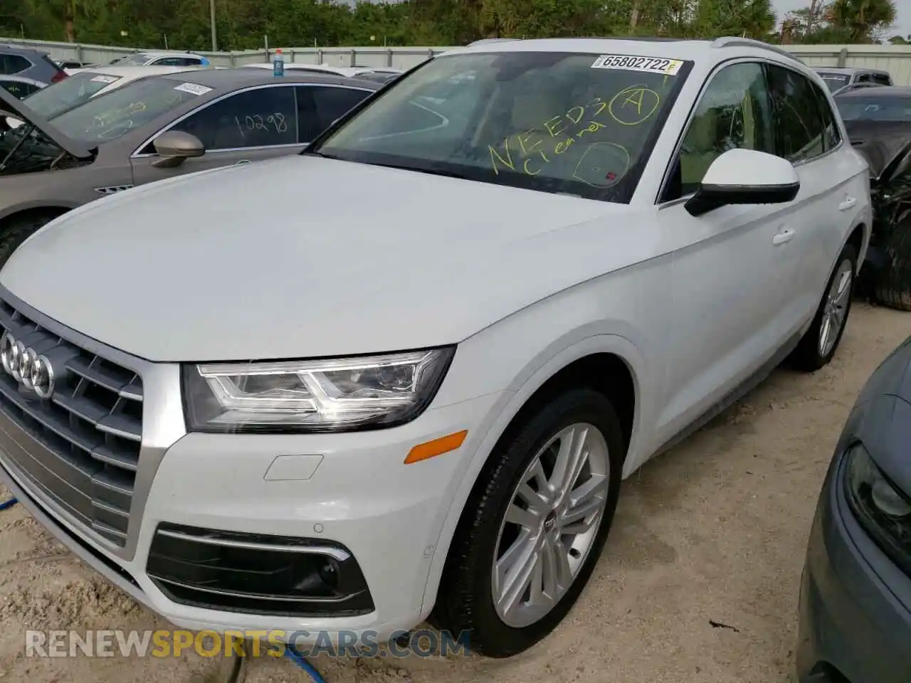 2 Photograph of a damaged car WA1CNAFY1L2086598 AUDI Q5 2020