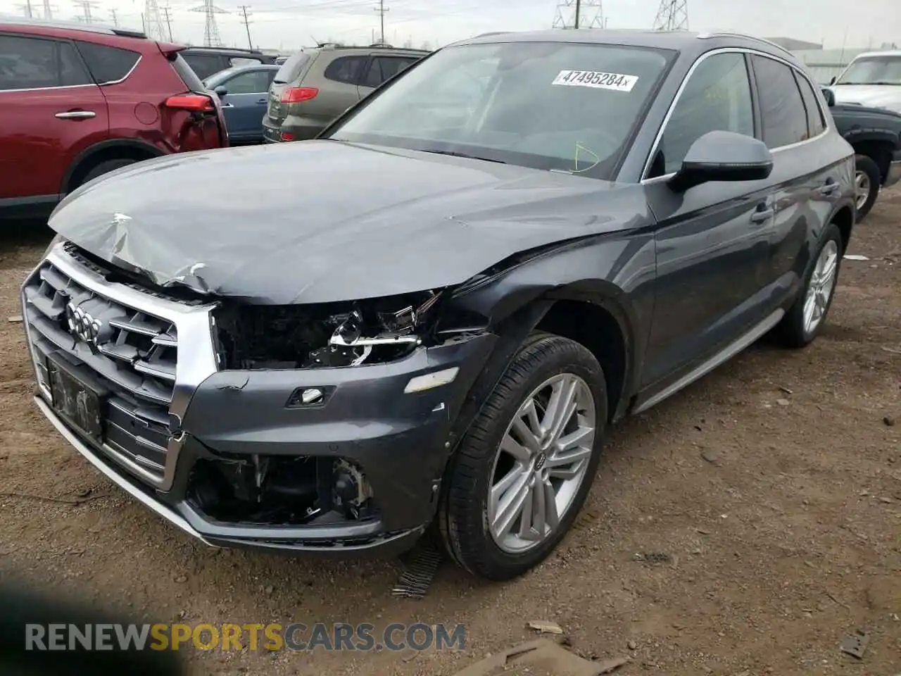 1 fotografías del automóvil dañado WA1CNAFY5L2001035 AUDI Q5 2020