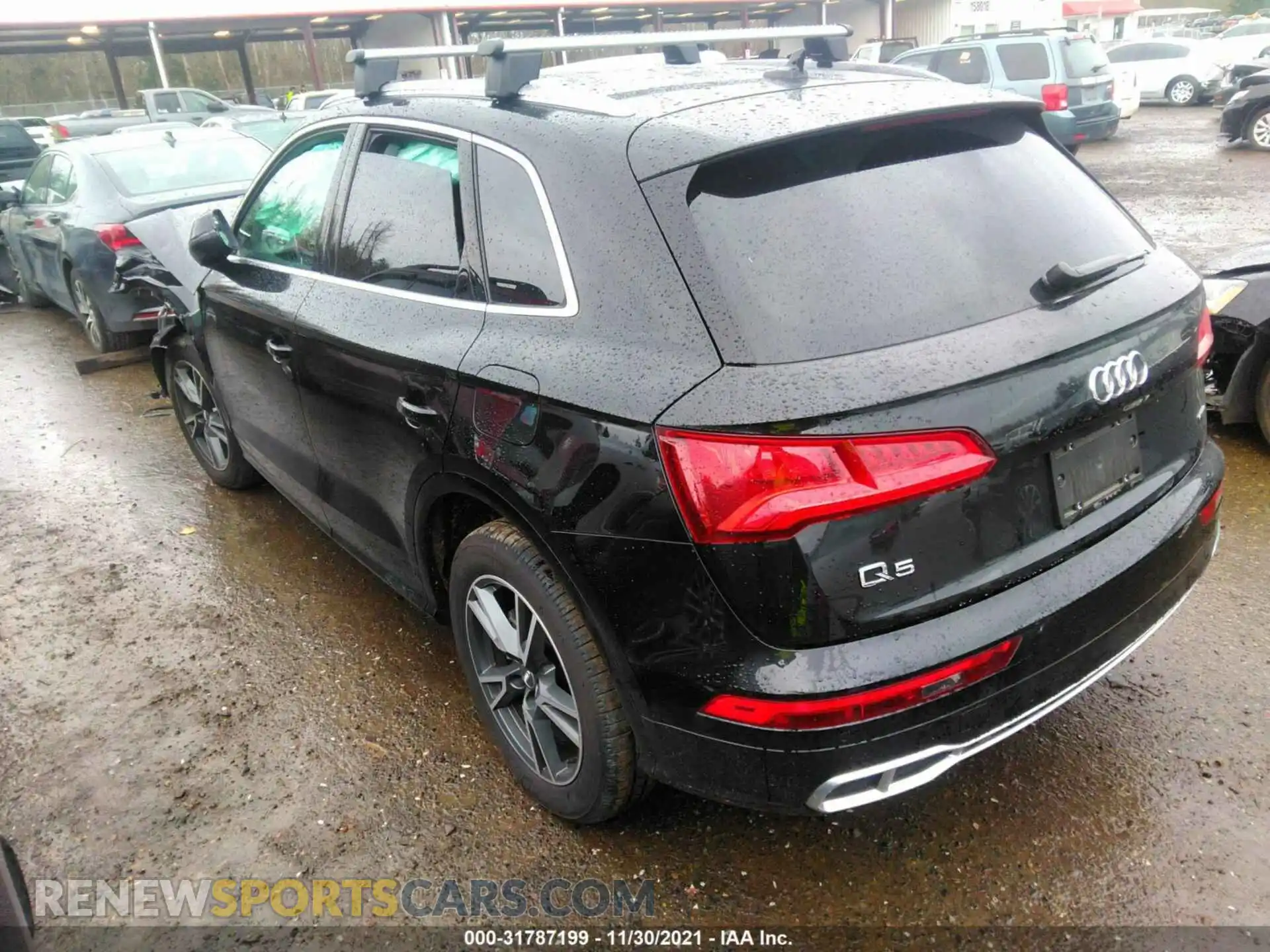 3 fotografías del automóvil dañado WA1G2AFY0L2059550 AUDI Q5 2020