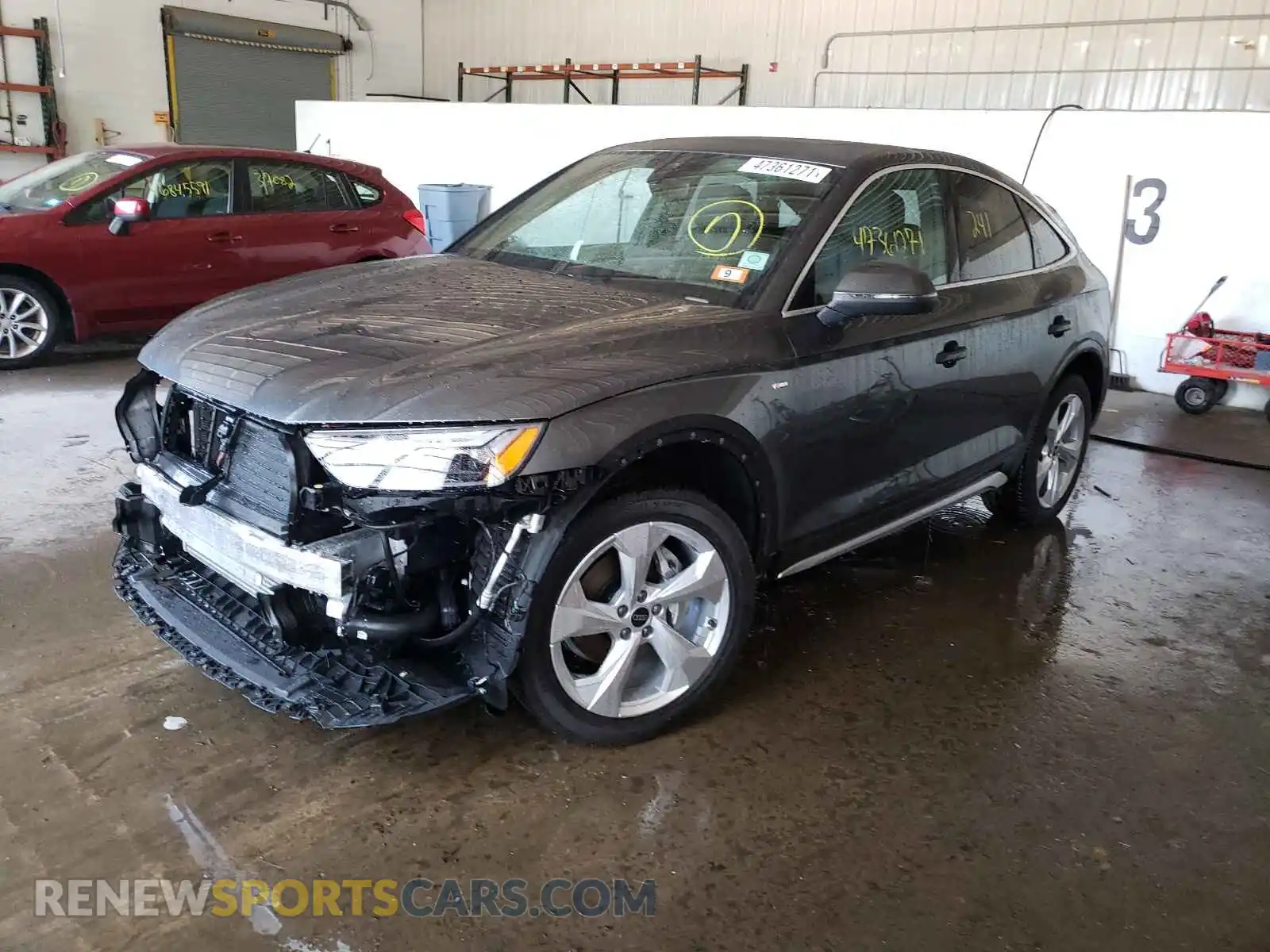 2 Photograph of a damaged car WA15AAFY2M2089807 AUDI Q5 2021