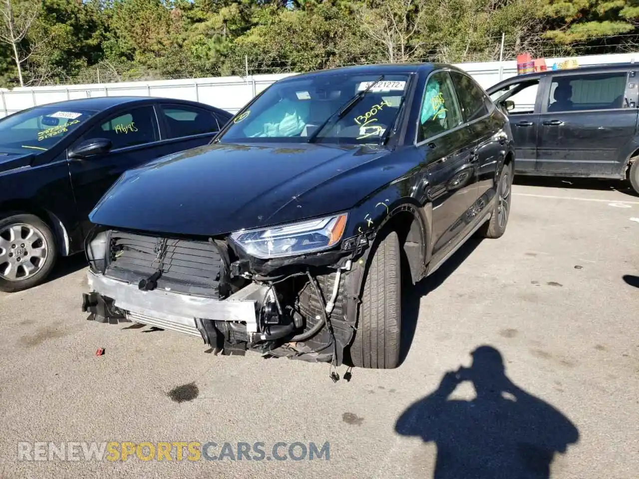 2 Photograph of a damaged car WA15AAFY2M2130078 AUDI Q5 2021