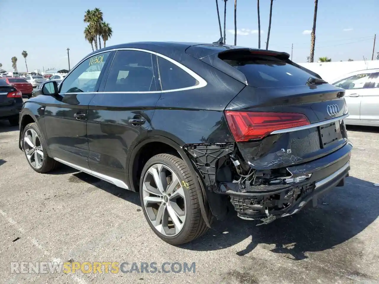 3 fotografías del automóvil dañado WA15AAFY6M2074761 AUDI Q5 2021