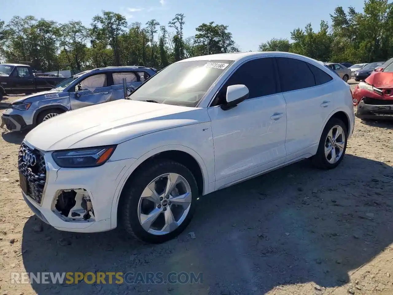 1 fotografías del automóvil dañado WA15AAFY6M2109072 AUDI Q5 2021