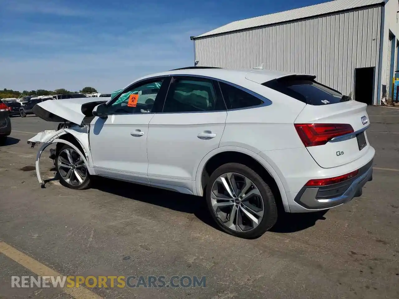 2 Фотография поврежденного автомобиля WA15AAFY7M2074087 AUDI Q5 2021