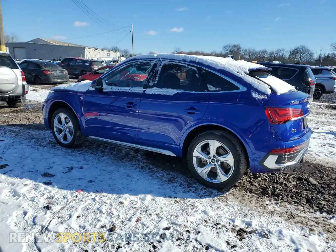 2 fotografías del automóvil dañado WA16AAFY0M2087526 AUDI Q5 2021