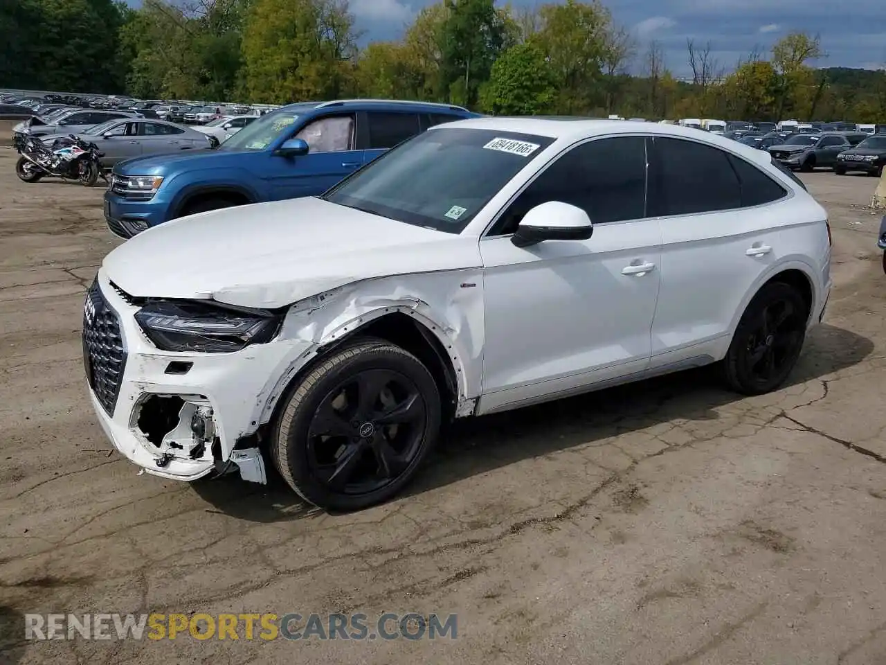 1 fotografías del automóvil dañado WA16AAFY0M2105264 AUDI Q5 2021