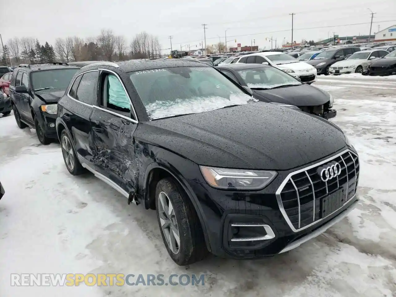 1 fotografías del automóvil dañado WA1AAAFY0M2002713 AUDI Q5 2021