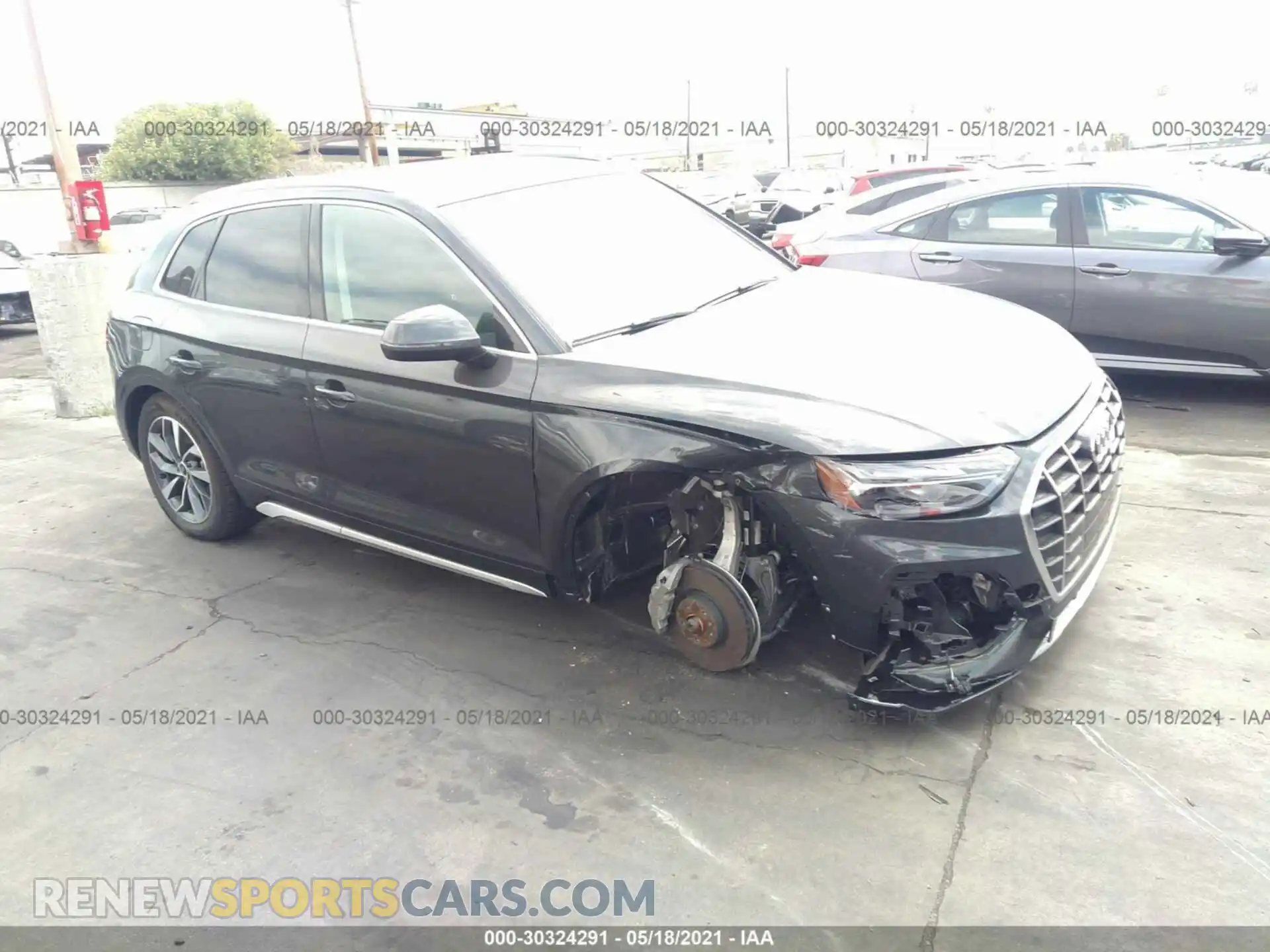 1 Фотография поврежденного автомобиля WA1AAAFY0M2027059 AUDI Q5 2021