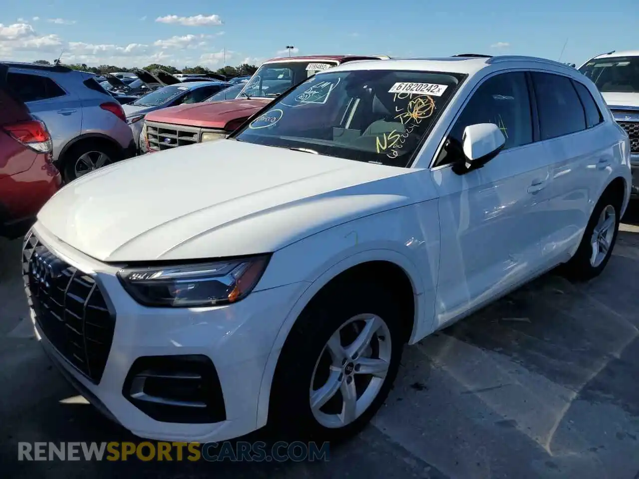 2 Photograph of a damaged car WA1AAAFY0M2062748 AUDI Q5 2021