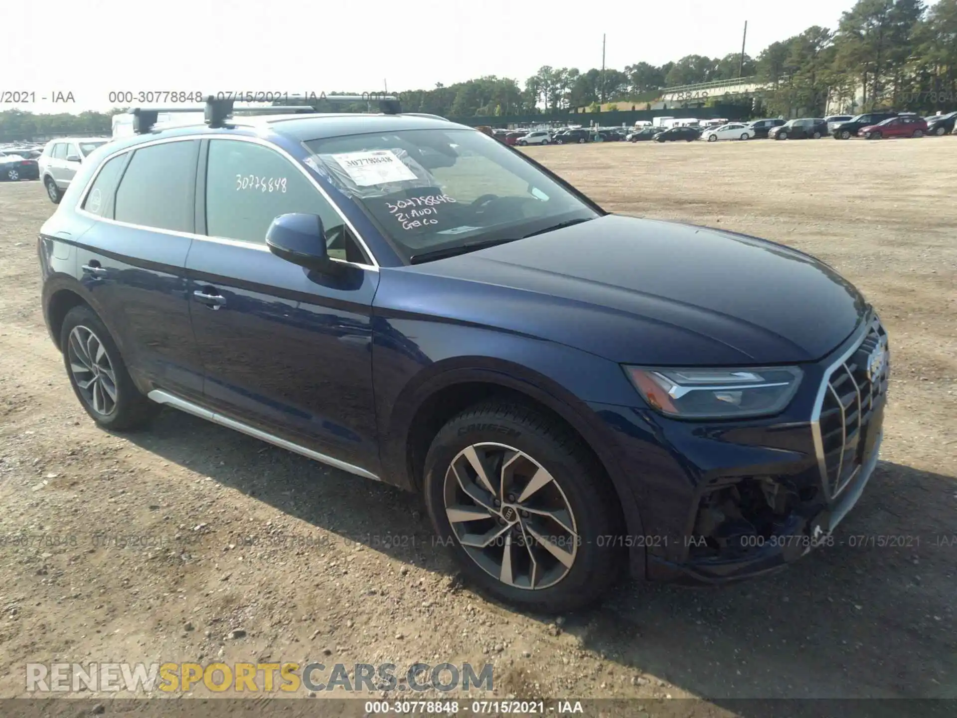 1 Photograph of a damaged car WA1AAAFY1M2007614 AUDI Q5 2021