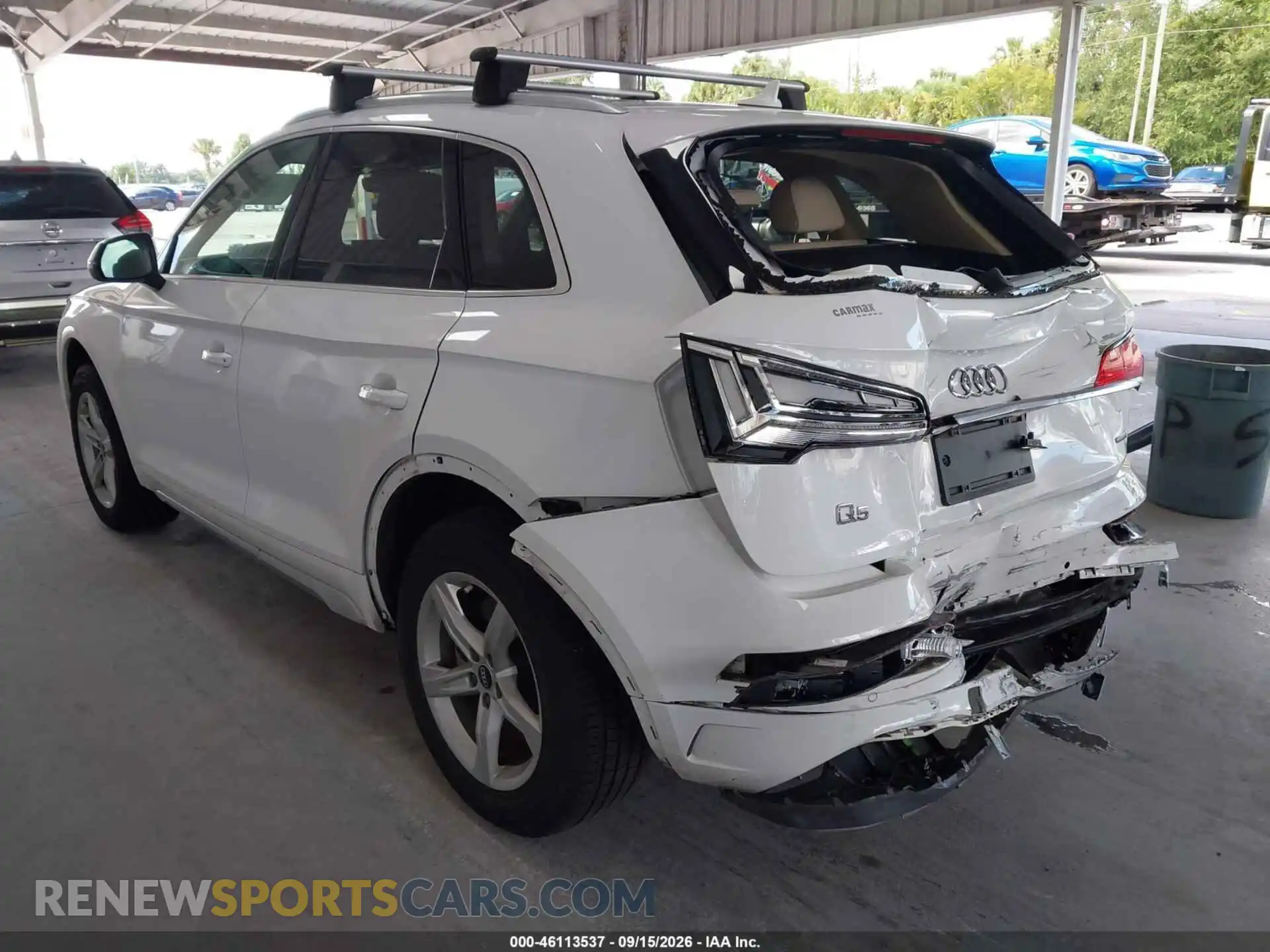 3 fotografías del automóvil dañado WA1AAAFY2M2023210 AUDI Q5 2021