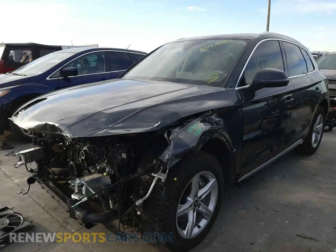 2 Photograph of a damaged car WA1AAAFY2M2106040 AUDI Q5 2021