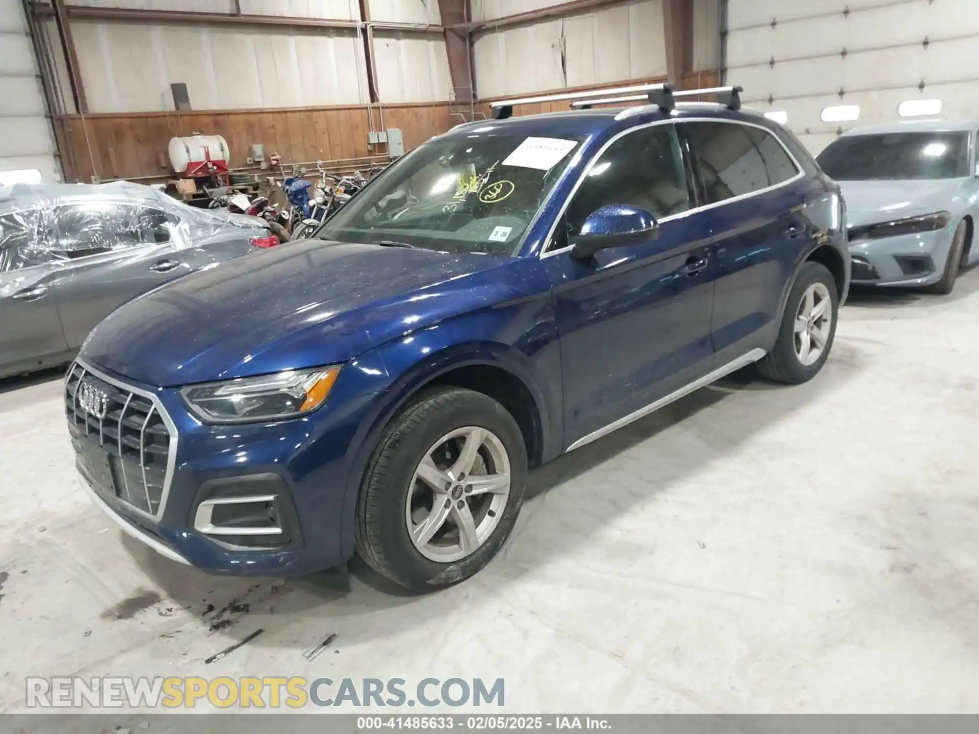 2 fotografías del automóvil dañado WA1AAAFY5M2060669 AUDI Q5 2021