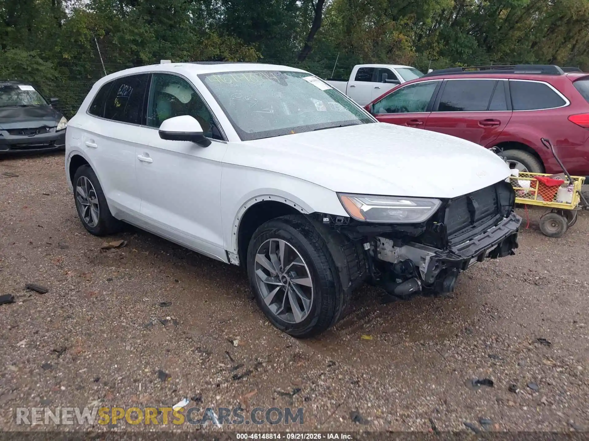 1 Photograph of a damaged car WA1AAAFY5M2090643 AUDI Q5 2021
