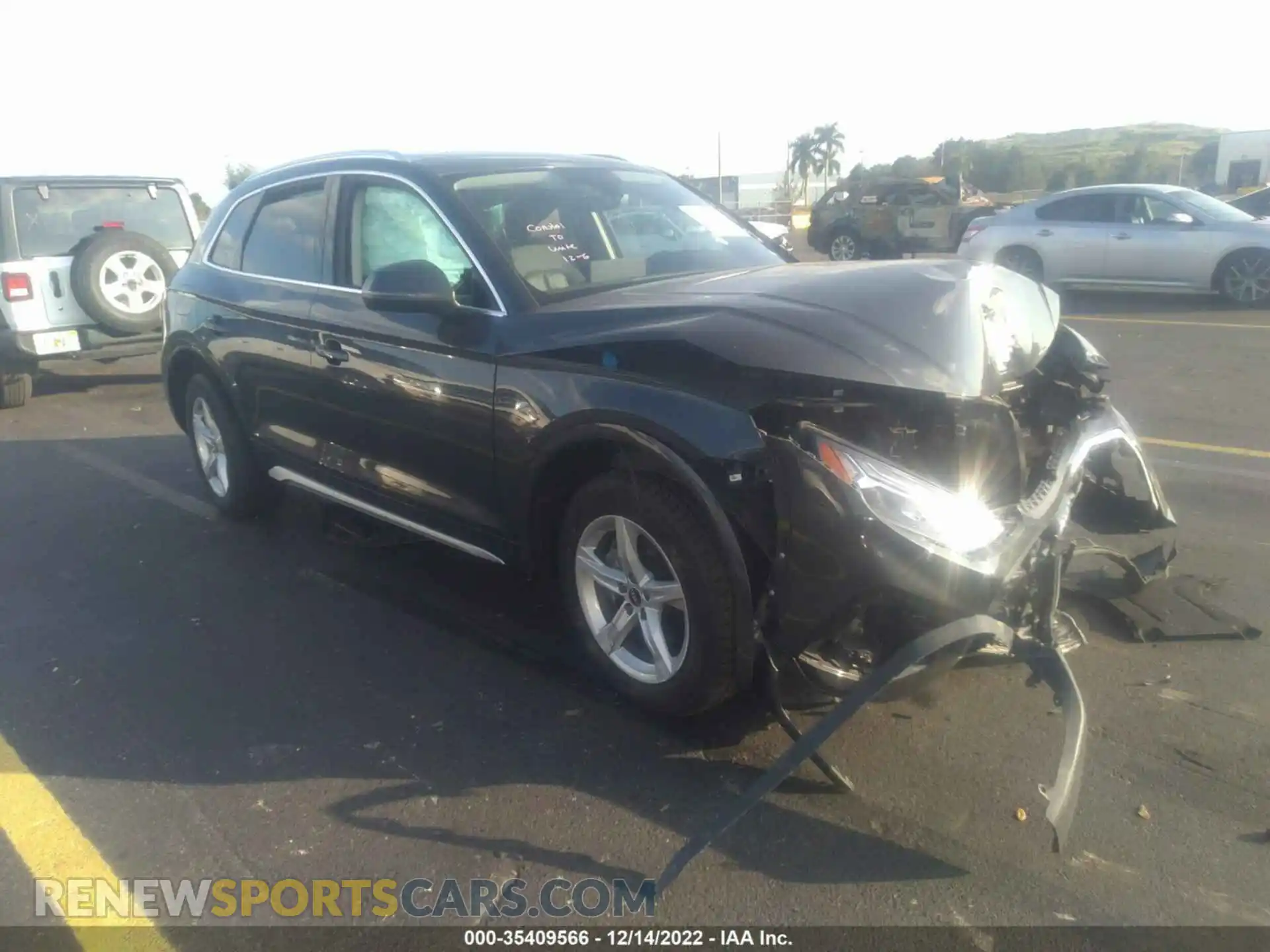1 Фотография поврежденного автомобиля WA1AAAFY6M2003400 AUDI Q5 2021