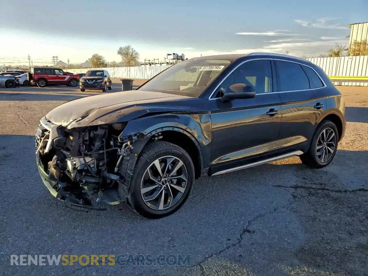 1 Photograph of a damaged car WA1AAAFY6M2004045 AUDI Q5 2021
