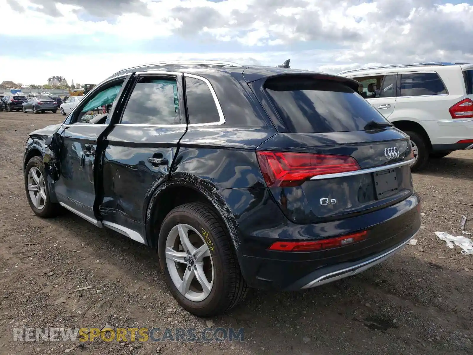 3 fotografías del automóvil dañado WA1AAAFY6M2030810 AUDI Q5 2021