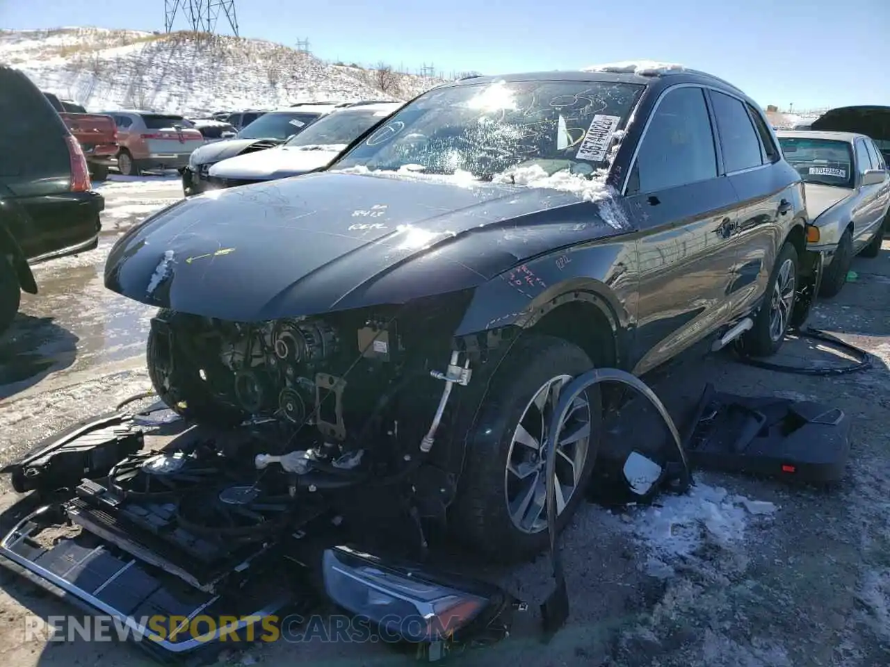 2 Photograph of a damaged car WA1AAAFY6M2049826 AUDI Q5 2021