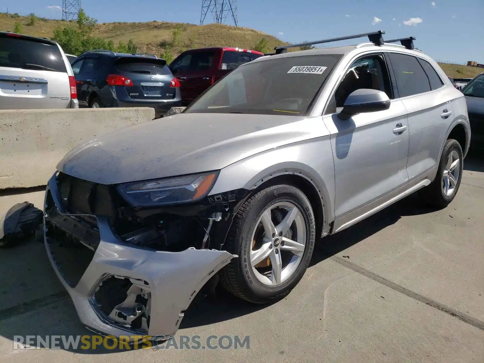 2 Photograph of a damaged car WA1AAAFY7M2046398 AUDI Q5 2021
