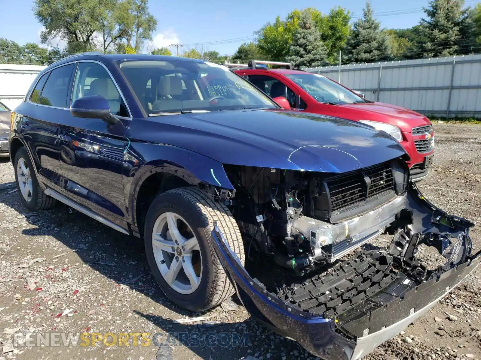 1 Photograph of a damaged car WA1AAAFY7M2052136 AUDI Q5 2021