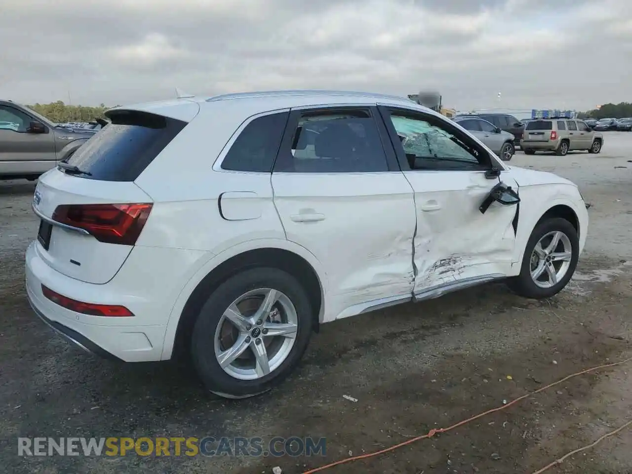 3 fotografías del automóvil dañado WA1AAAFY7M2107071 AUDI Q5 2021