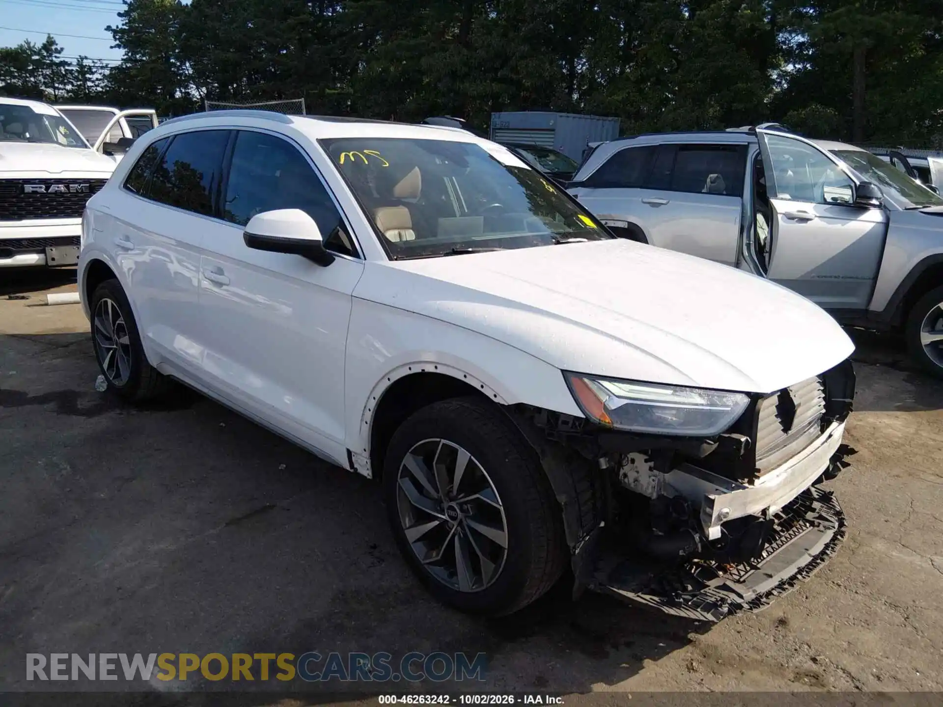 1 Photograph of a damaged car WA1AAAFY7M2112965 AUDI Q5 2021