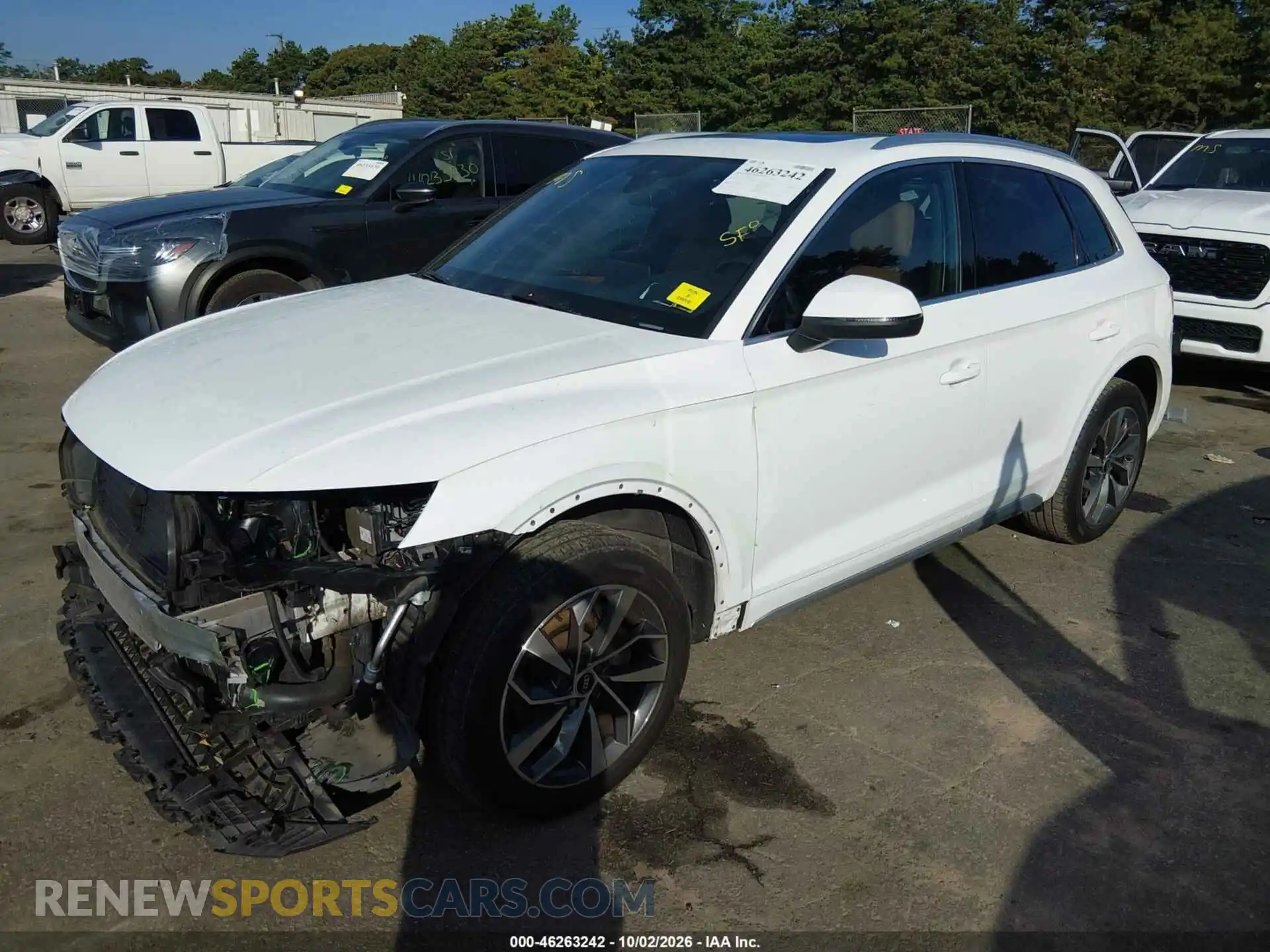 2 Photograph of a damaged car WA1AAAFY7M2112965 AUDI Q5 2021