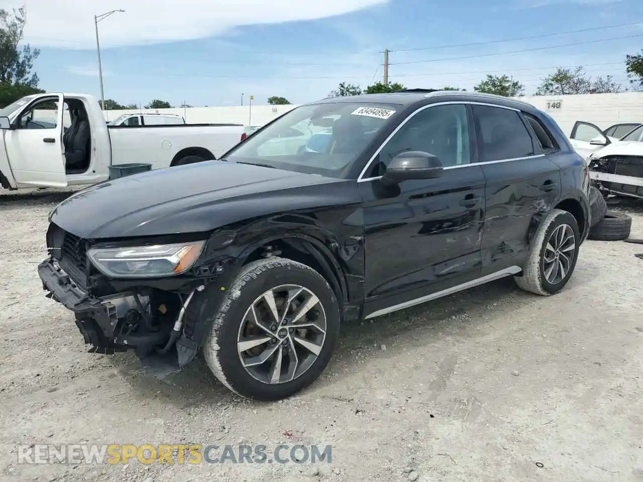 1 Photograph of a damaged car WA1AAAFY7M2137266 AUDI Q5 2021