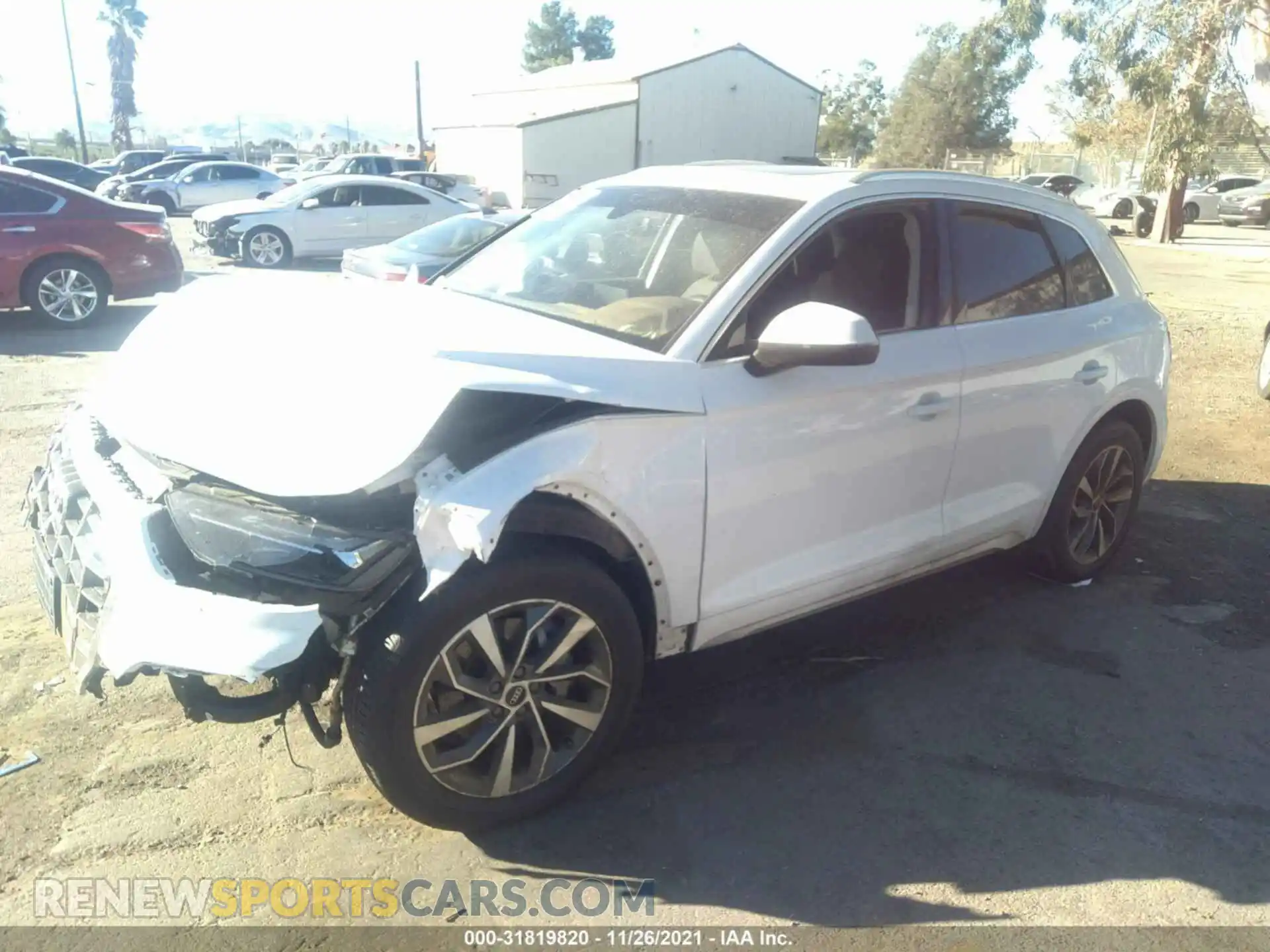 2 Photograph of a damaged car WA1AAAFY8M2014494 AUDI Q5 2021
