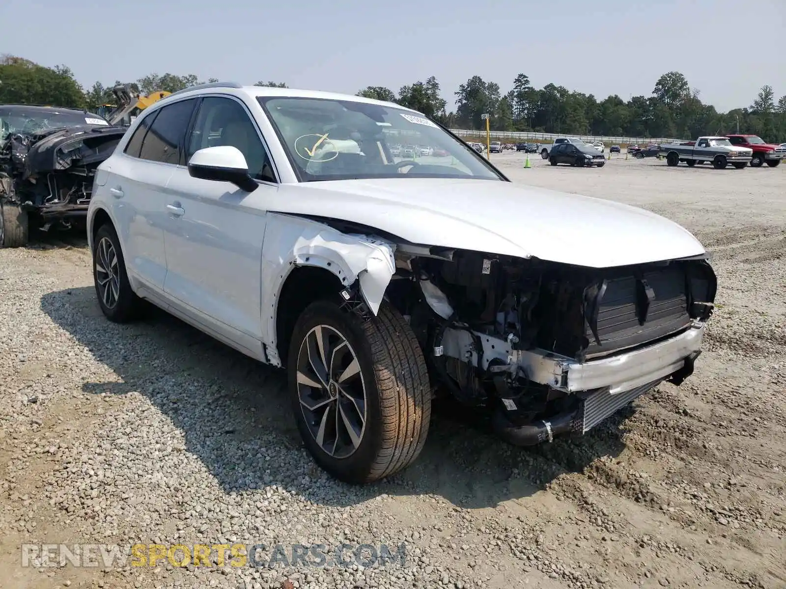1 fotografías del automóvil dañado WA1AAAFY8M2079085 AUDI Q5 2021