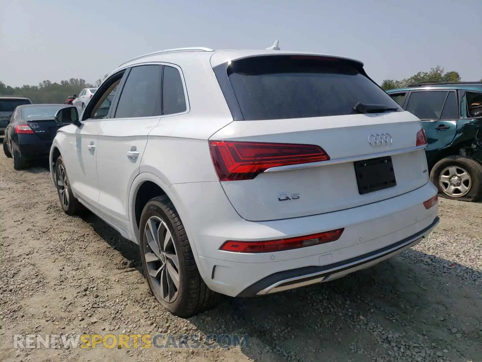 3 fotografías del automóvil dañado WA1AAAFY8M2079085 AUDI Q5 2021