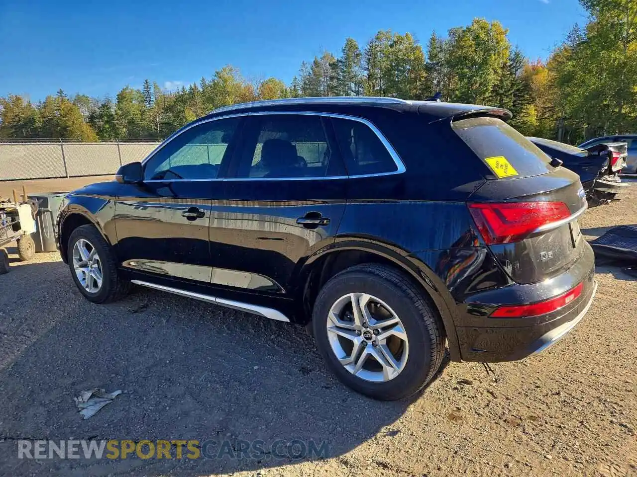 2 fotografías del automóvil dañado WA1AAAFY9M2017212 AUDI Q5 2021