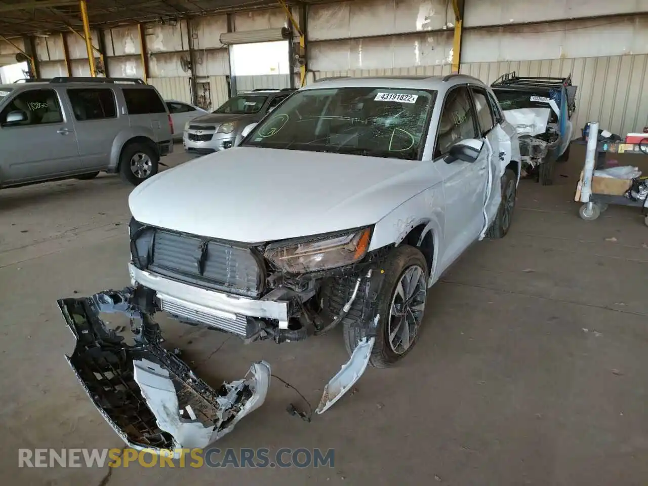 2 Photograph of a damaged car WA1AAAFY9M2030476 AUDI Q5 2021