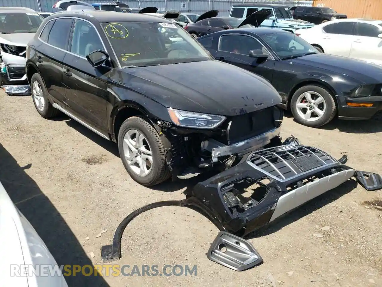 1 fotografías del automóvil dañado WA1AAAFY9M2101501 AUDI Q5 2021
