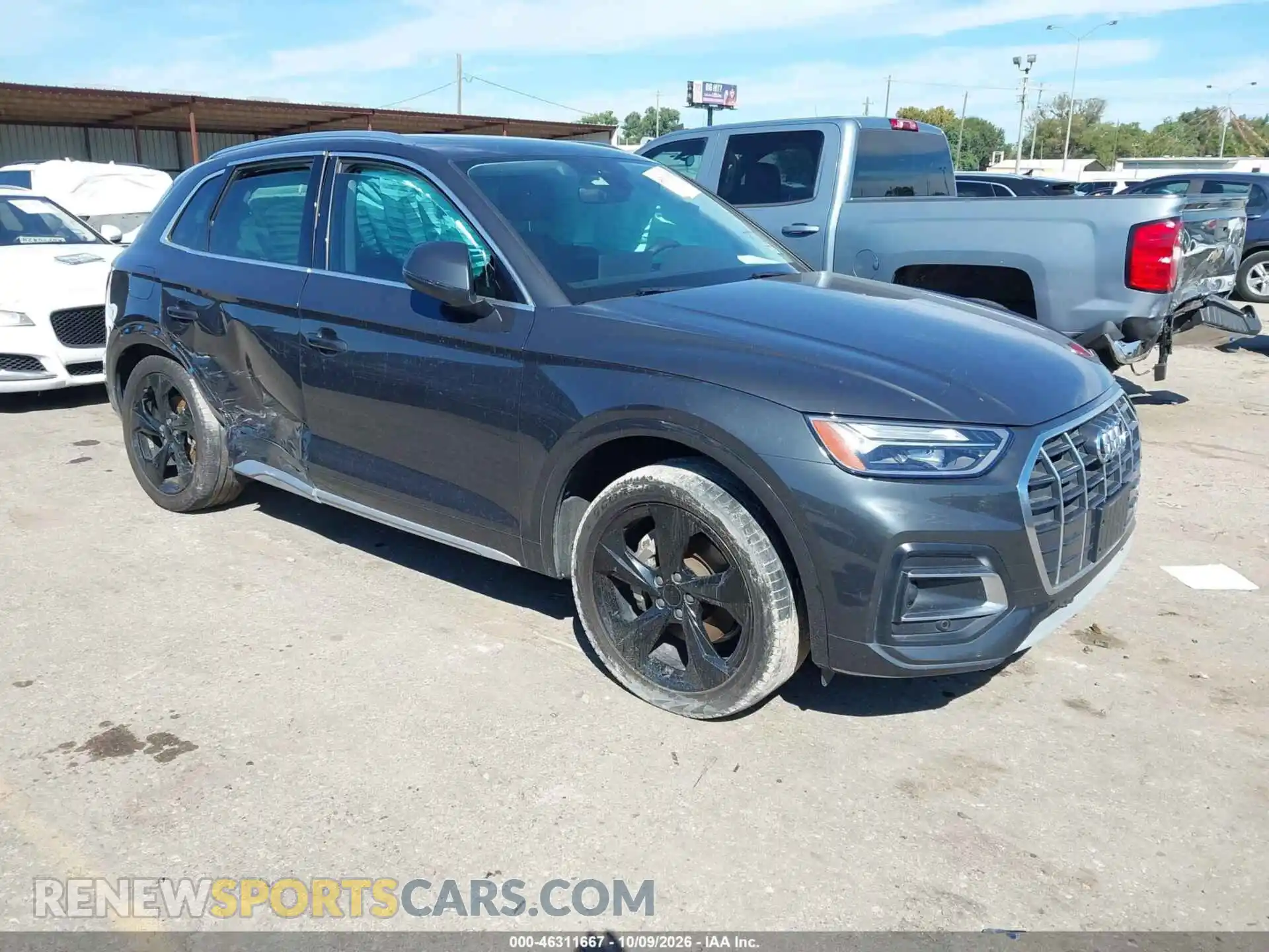 1 fotografías del automóvil dañado WA1AAAFY9M2114927 AUDI Q5 2021