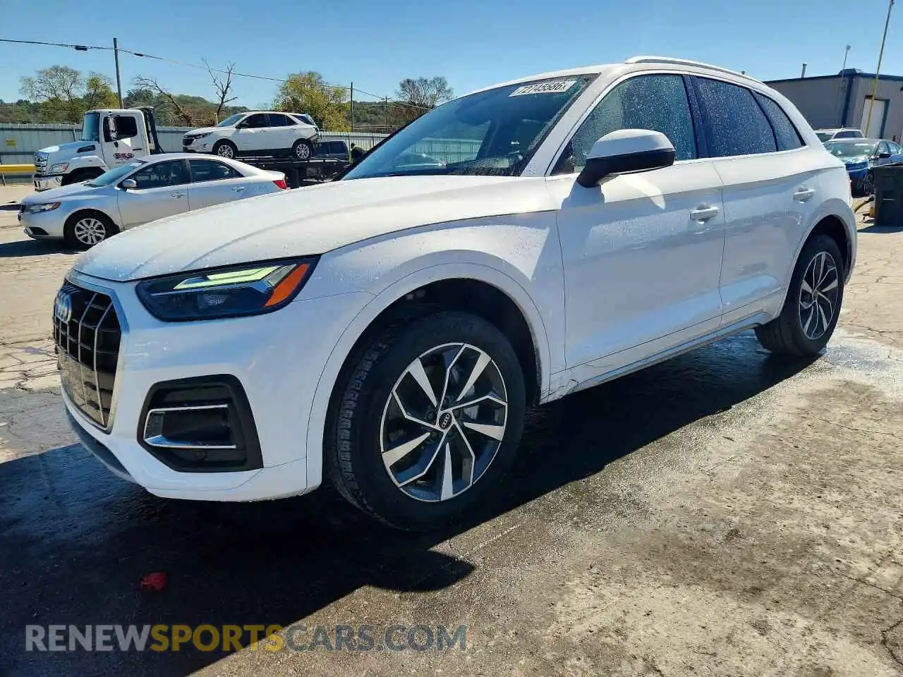 1 Photograph of a damaged car WA1AAAFYXM2075586 AUDI Q5 2021