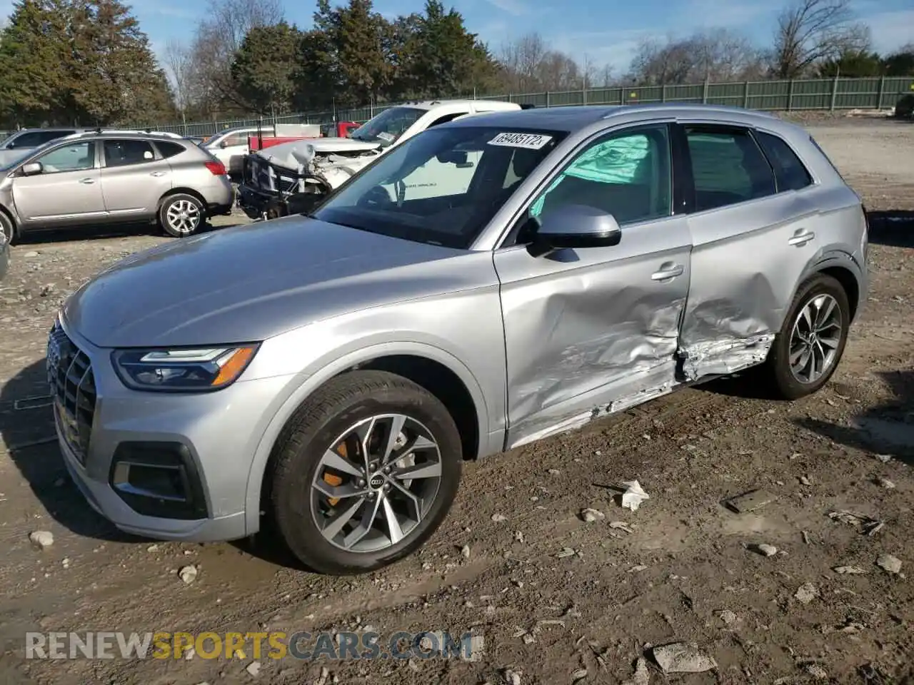 1 Photograph of a damaged car WA1AABFYXM2049592 AUDI Q5 2021