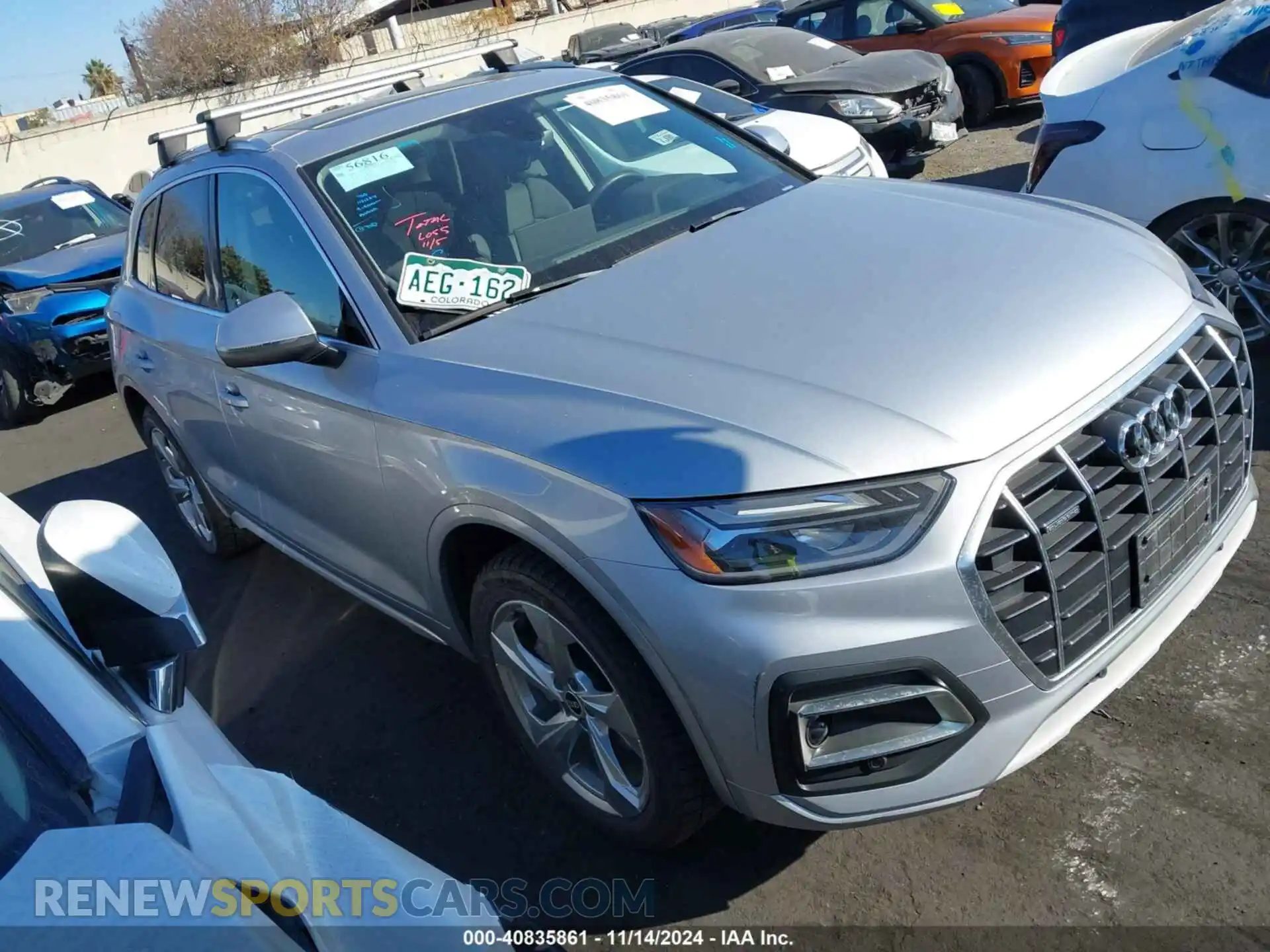 1 Photograph of a damaged car WA1BAAFY0M2026112 AUDI Q5 2021