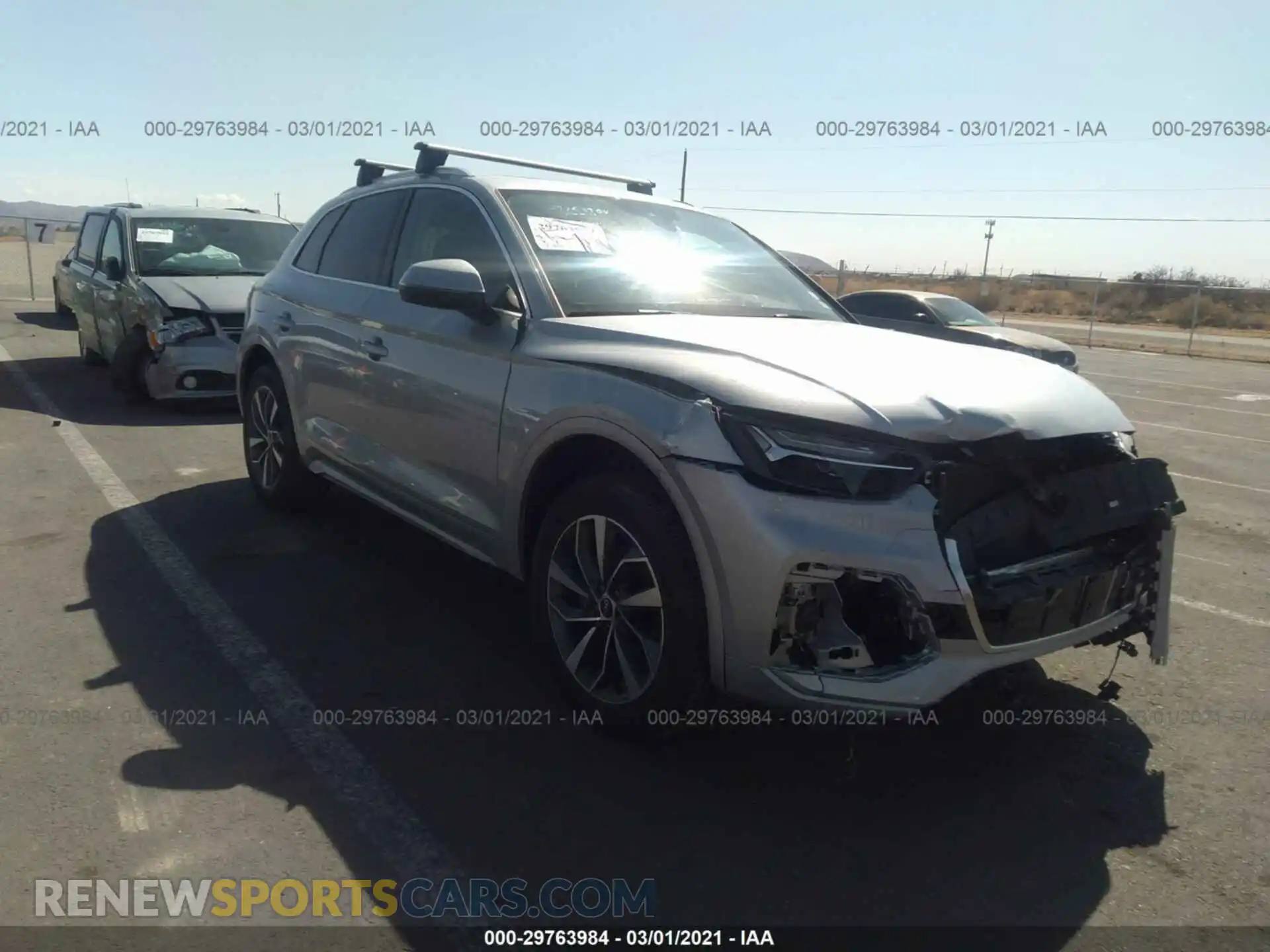 1 Photograph of a damaged car WA1BAAFY1M2020349 AUDI Q5 2021