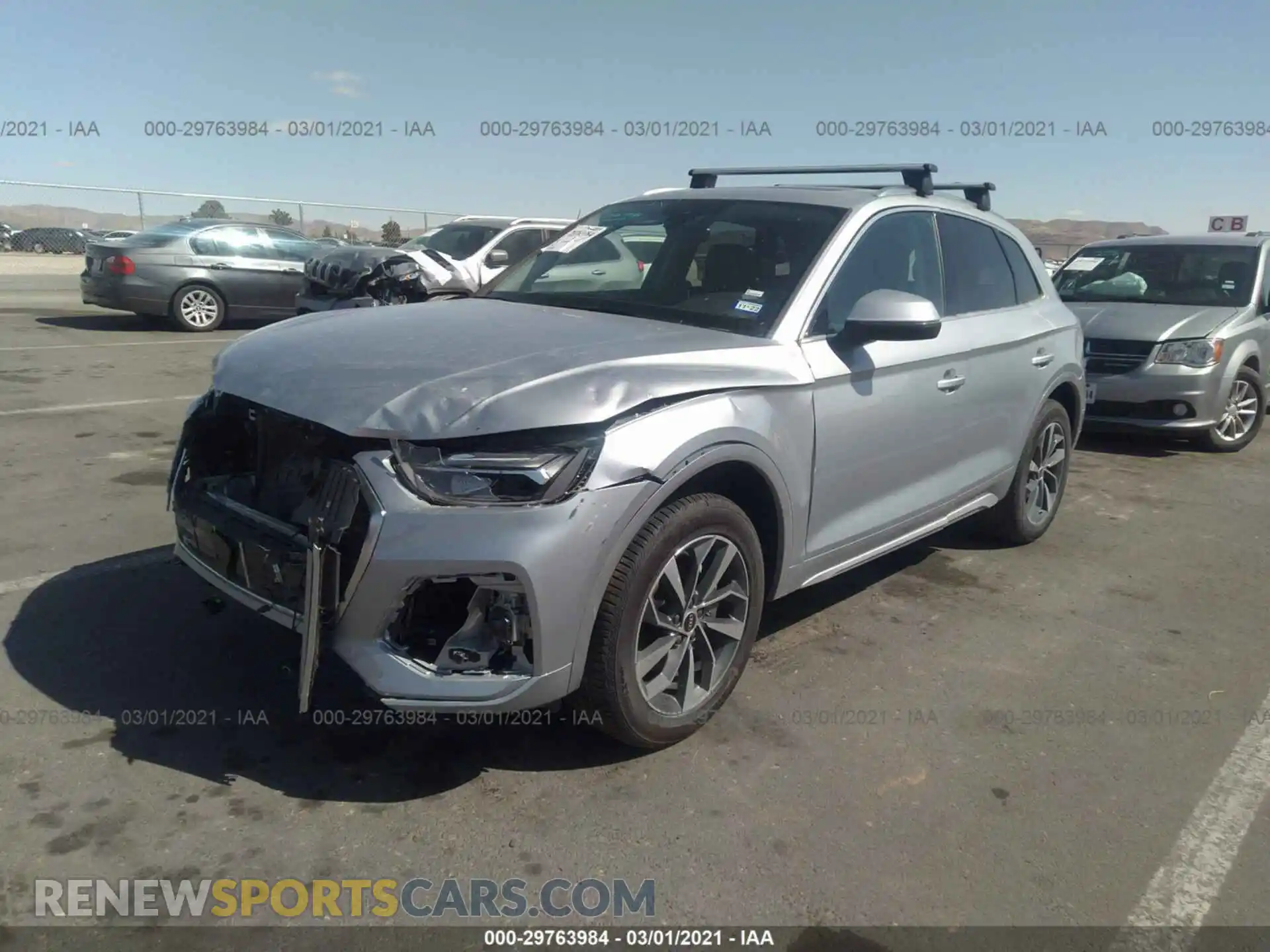 2 Photograph of a damaged car WA1BAAFY1M2020349 AUDI Q5 2021