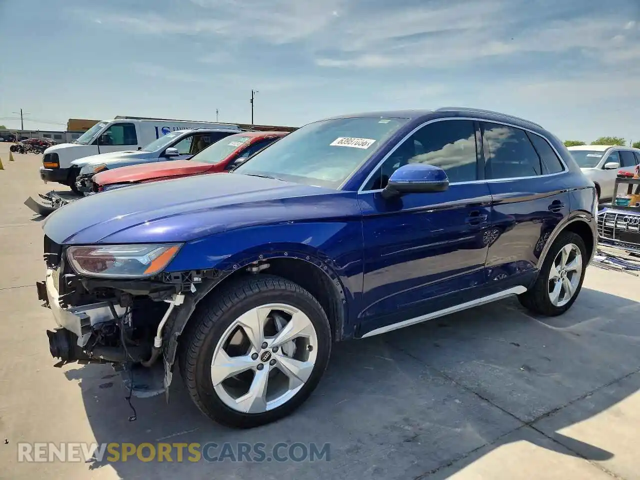 1 Photograph of a damaged car WA1BAAFY1M2027608 AUDI Q5 2021