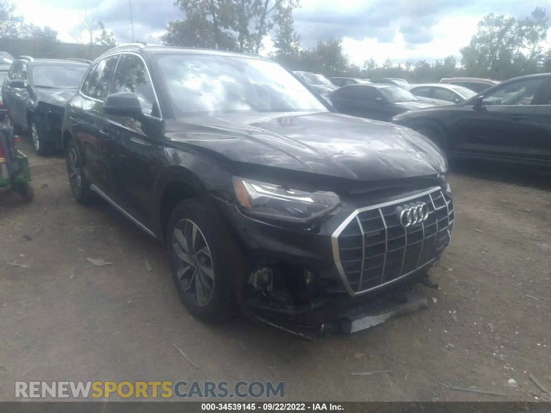 1 fotografías del automóvil dañado WA1BAAFY1M2064173 AUDI Q5 2021